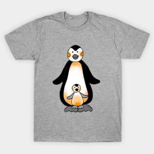 cute penguin family T-Shirt